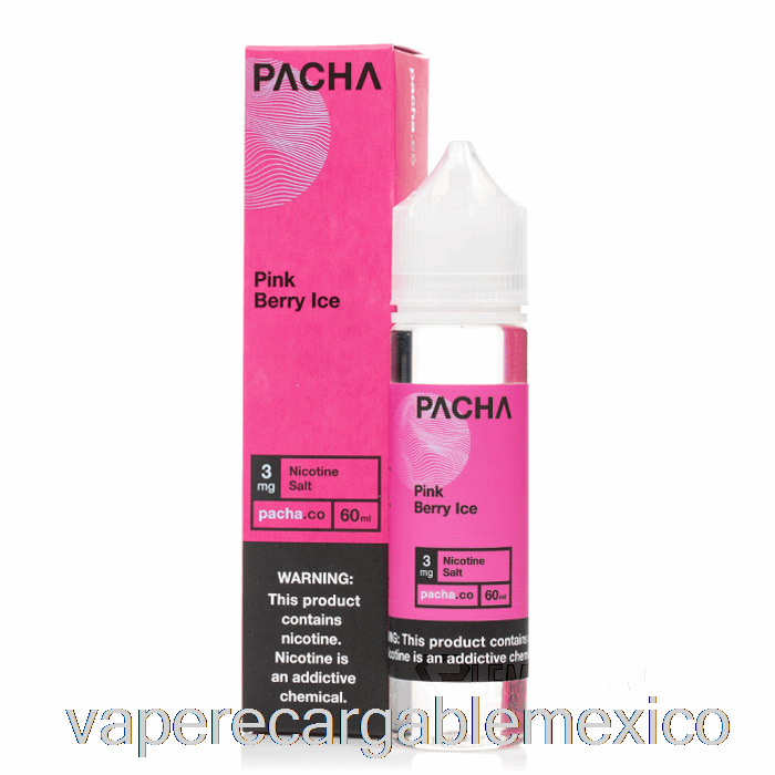 Vape Recargable Pink Berry Ice - Pacha - 60ml 6mg